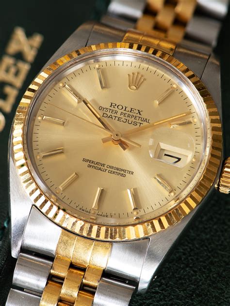 rolex datejust acciaio 1986|rolex datejust 36 16013.